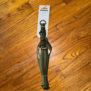 Sonoma Kohl's Adjustable Clip-In  Dog Harness - Olive Green NWT